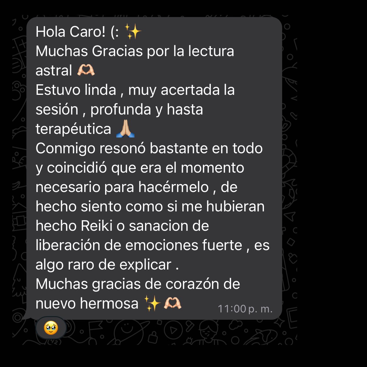 Opinión sobre Lectura Astral Carolunart